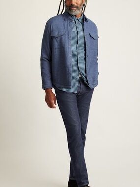 Bonobos Men’s Teddy Fleece Lined Button-Front Jacket - LARGE